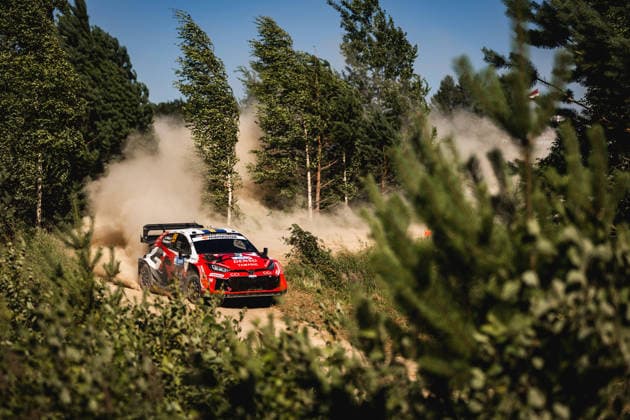 Sport Bilder des Tages AUTO - WRC, Motorsport Rallye, WM - RALLY ESTONIA 2026 99 Oliver SOLBERG, Elliott EDMONDSON, TOYOTA GR Yaris Rally1, action during the 2026 Rally Estonia, 8th round of the 2026 WRC WORLD RALLY CAR CHAMPIONSHIP, from July 16 to 29, 2026 at Tartu, Estonia - TartuEstonia  Copyright: xNikosxKatikisx