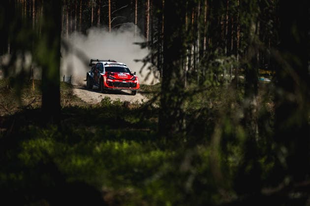 AUTO - WRC, Motorsport Rallye, WM - RALLY ESTONIA 2026 18 Takamoto KATSUTA, Aaron JOHNSTON, TOYOTA GR Yaris Rally1, action during the 2026 Rally Estonia, 8th round of the 2026 WRC WORLD RALLY CAR CHAMPIONSHIP, from July 16 to 29, 2026 at Tartu, Estonia - TartuEstonia  Copyright: xNikosxKatikisx