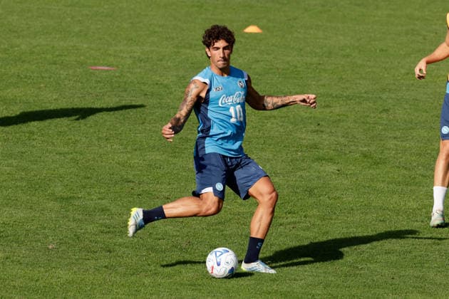 SSC Napoli preseason 2026-27 SSC Napoli™s Italian defender Luca Marianucci during Second day SSC Napoli s 2026-27 preseason training camp in val di sole in Trentino, Dimaro Folgarida July, 18 2026. _BPH1049 Copyright: xAntonioxBalascox