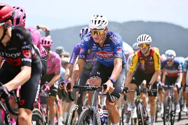 Dutch Mathieu van der Poel of Alpecin-Premier Tech is pictured during stage 14 of the 2026 Tour de France cycling race, a stage of 155km from Mulhouse to Le Markstein Fellering, on Saturday 18 July 2026. The 113th edition of the Tour de France starts on Saturday 4 July in Barcelona, Spain, and will finish in Paris, France on the 26th of July. POOLxGREGORYxVANxGANSEN  x181426200x