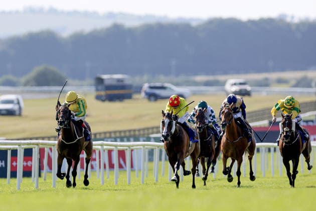 REPRO FREE *PRESS RELEASE NO REPRODUCTION FEE* EDITORIAL USE ONLY Curragh Racing Juddmonte Irish Oaks Weekend, Curragh Racecourse, Kildare 18 7 2026 Hill Of Allen Stud Handicap A view of the race A view of the race 18 7 2026  Copyright: xLaszloxGeczox LG_18-07-2026_032192