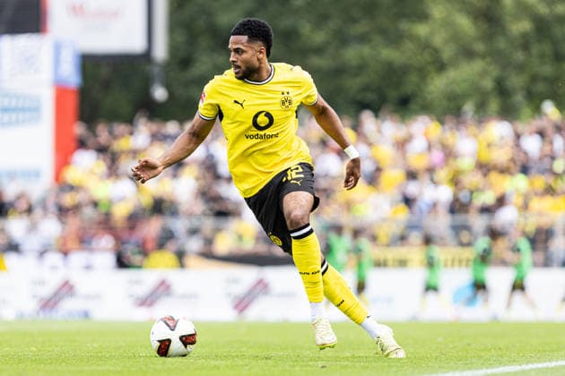 Testspiel: Rot-Weiß Oberhausen - Borussia Dortmund; 18.07.2026 Almugera Kabar (Borussia Dortmund, 42) Testspiel: Rot-Weiß Oberhausen - Borussia Dortmund; Stadion Niederrhein, Oberhausen; 18.07.2026 *** Friendly Match: Rot-Weiß Oberhausen vs. Borussia Dortmund, July 18, 2026, Almugera Kabar, Borussia Dortmund, 42 Friendly Match: Rot-Weiß Oberhausen vs. Borussia Dortmund, Niederrhein Stadium, Oberhausen, July 18, 2026 Copyright: xBEAUTIFULxSPORTS Buriakovx