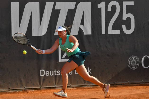 IPA86783889 - Nuria Brancaccio of Italy faces Lucia Bronzetti of Italy during the semifinal match at the ATV Bancomat Tennis Open WTA, Tennis Damen 125 at the Antico Tiro a Volo Club on July 18, 2026, in Rome, Italy. (Photo by Roberto Bettacchi)  Copyright: xRobertoxBettacchi IPAxSportx xx 86783889
