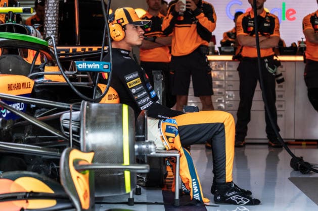 Circuit de Spa-Francorchamps, Stavelot, Belgium. 18.July.2026; Lando Norris of Great Britain and McLaren Mastercard F1 Team during Free Practice 3 Formula One Belgian Grand Prix  aflo_338417254 JayxHiranox