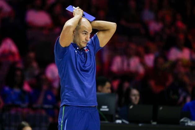 Turkiye v Slovenia - Men s Volleyball Nations League BELGRADE, SERBIA - JULY 18: Head coach of Slovenia, Fabio Soli follows the Men s Volleyball Nations League match between Turkiye and Slovenia in Belgrade, Serbia on July 18, 2026. Filip Stevanovic Anadolu Belgrade Serbia. Editorial use only. Please get in touch for any other usage.  Copyright: x2026xAnadoluxFilipxStevanovicx