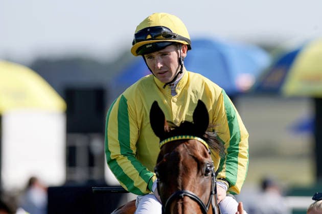 REPRO FREE *PRESS RELEASE NO REPRODUCTION FEE* EDITORIAL USE ONLY Curragh Racing Juddmonte Irish Oaks Weekend, Curragh Racecourse, Kildare 18 7 2026 Hill Of Allen Stud Handicap Colin Keane onboard Genchev after the race Colin Keane onboard Genchev after the race 18 7 2026  Copyright: xLaszloxGeczox LG_18-07-2026_032305
