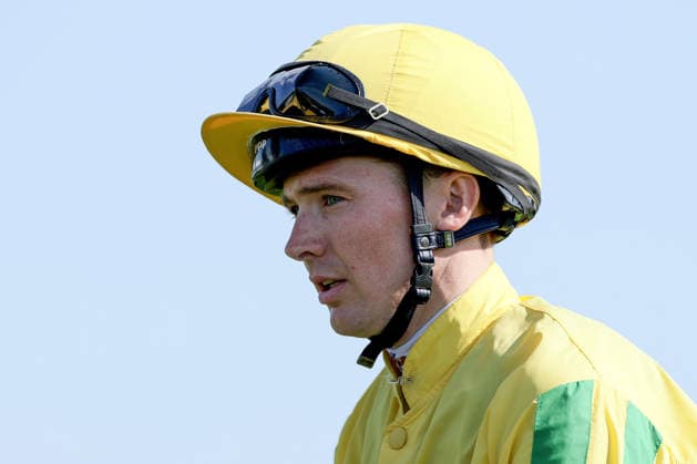 REPRO FREE *PRESS RELEASE NO REPRODUCTION FEE* EDITORIAL USE ONLY Curragh Racing Juddmonte Irish Oaks Weekend, Curragh Racecourse, Kildare 18 7 2026 Hill Of Allen Stud Handicap Colin Keane onboard Genchev after the race Colin Keane onboard Genchev after the race 18 7 2026  Copyright: xLaszloxGeczox LG_18-07-2026_032390
