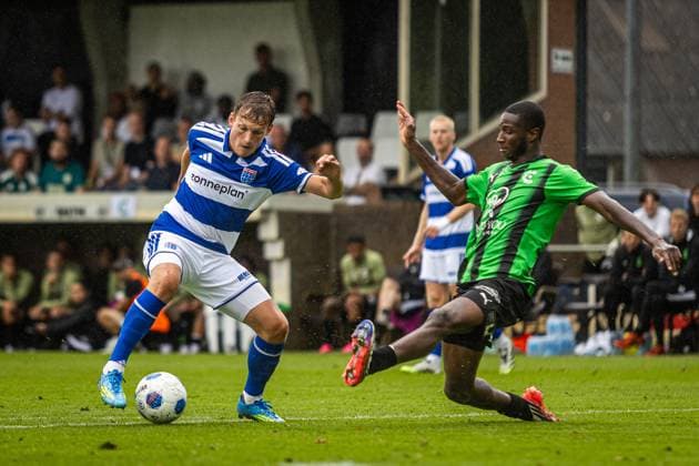 MEPPEL, 18 7-2026, Sportpark Ezinge, Season 2026 2027, Dutch Eredivisie Football, Preseason friendly match between PEC Zwolle and Cercle Brugge, Picture shows PEC Zwolle player Thijs Oosting PEC Zwolle - Cercle Brugge (friendly)  x205091678x Copyright: