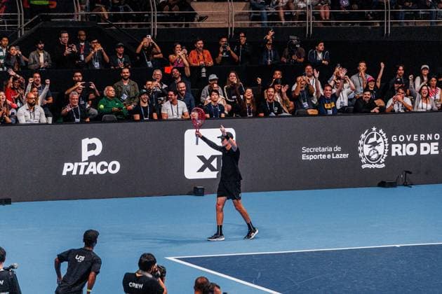 RECORD DATE NOT STATED joao fonseca x tallon griekspoor pelo uts rio Rio de Janeiro (RJ), 07 17 2026 - sports tennis Brazil UTS RJ - match between Joao Fonseca x Tallon Griekspoor UTS Rio held at Maracanazinho in the city of Rio de Janeiro, this Friday, July 17, 2026.(Foto: Gabby Costa Thenews2 imago images) SPO  Copyright: xGabbyxCostax
