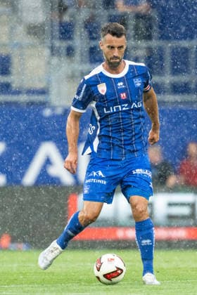 SOCCER - Linz vs Braunschweig, test match LINZ,AUSTRIA,18.JUL.26 - SOCCER - ADMIRAL 2. Liga, 2. DFL, 2. Deutsche Bundesliga, FC Blau Weiss Linz vs Eintracht Braunschweig, test match. Image shows Fabio Varesi Strauss (Linz).  GEPAxpictures xJulioxArellano
