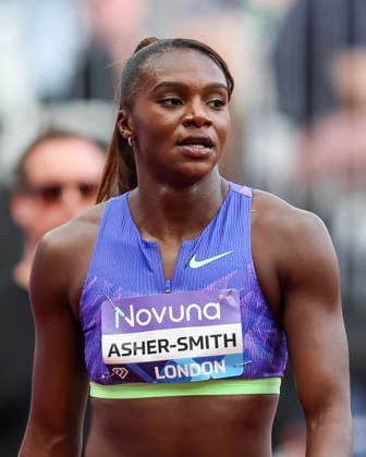 2026 Wanda Diamond League - Novuna London Athletics Meet Dina Asher-Smith of Great Britain relaxes following her event at the Wanda Diamond League meeting at the London Stadium in Stratford, London. United Kingdom  Copyright: xMIxNewsx originalFilename:fletcher-wandadua260718_npe59.jpg