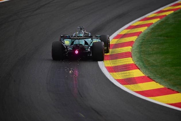 F1 Grand Prix of Belgium - Qualifying Lance Stroll of the Aston Martin Cognizant F1 Team drives during qualifying for the Belgian Grand Prix at the Spa-Francorchamps Circuit in Stavelot, Belgium. Stavelot Wallonia Belgium  Copyright: xAndreaxDiodatox originalFilename:diodato-belgiang260718_npL3O.jpg