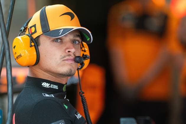 McLaren UK rider Lando Norris pictured ahead of a free practice ahead of the Grand Prix F1 of Belgium race, in Spa-Francorchamps, Saturday 18 July 2026. The Spa-Francorchamps Formula One Grand Prix takes place this weekend, from July 17th to July 19th. JONASxROOSENS  x181428576x