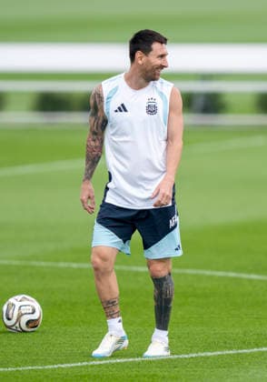 Lionel Messi (Argentina, 10) FIFA World Cup, WM, Weltmeisterschaft, Fussball 2026: Argentina Training 18 July 2026, Before FIFA World Cup 2026 Finale: Spanien v Argentinien (Final) at Columbia Park Training Facility in Morristown, New Jersey, USA. Photo: Marco Bader *** Lionel Messi, Argentina, No. 10, FIFA World Cup 2026 Argentina Training, July 18, 2026, ahead of the FIFA World Cup 2026 Final between Spain and Argentina at the Columbia Park Training Facility in Morristown, New Jersey, USA. Photo by Marco Bader Copyright: HMBxMedia xMarcoxBader
