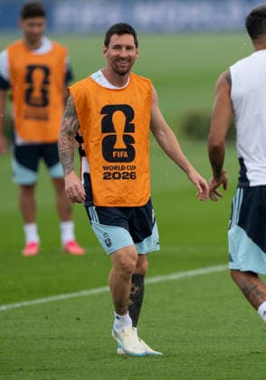 Lionel Messi (Argentina, 10) FIFA World Cup, WM, Weltmeisterschaft, Fussball 2026: Argentina Training 18 July 2026, Before FIFA World Cup 2026 Finale: Spanien v Argentinien (Final) at Columbia Park Training Facility in Morristown, New Jersey, USA. Photo: Marco Bader *** Lionel Messi, Argentina, No. 10, 2026 FIFA World Cup Argentina Training, July 18, 2026, ahead of the 2026 FIFA World Cup Final between Spain and Argentina at the Columbia Park Training Facility in Morristown, New Jersey, USA. Photo by Marco Bader Copyright: HMBxMedia xMarcoxBader