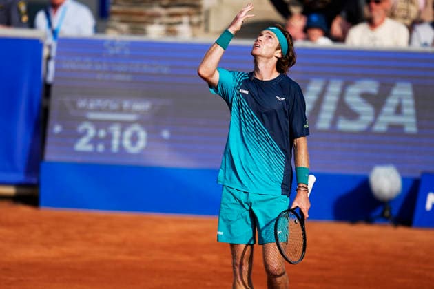 BASTAD, SWEDEN 20260718 Russia s Andrey Rublev during the men s singles semifinal tennis match between Russia s Andrey Rublev and Chile s Alejandro Tabilo at the Nordea Open in Bastad. BASTAD SWEDEN x9200x *** BASTAD, SWEDEN, July 18, 2026: Russia s Andrey Rublev during the men s singles semifinal tennis match between Russia s Andrey Rublev and Chile s Alejandro Tabilo at the Nordea Open in Bastad, BASTAD, SWEDEN x9200x  Copyright: xBjörnxLarssonxRosvall TTx TENNIS NORDEA OPEN IN BASTAD