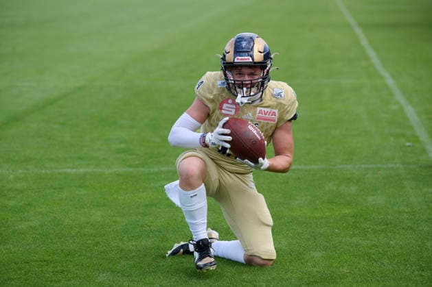 Playoffs, Junior Bowl, U20, GFLJ, Nürnberg Rams vs. Hamburg Huskies German Football League Juniors(GFLJ), U20, Nürnberg Rams vs. Hamburg Huskies Nürnberg Berthold-Brecht-Sportanlage Bayern Deutschland *** Playoffs, Junior Bowl, U20, GFLJ, Nuremberg Rams vs. Hamburg Huskies German Football League Juniors (GFLJ), U20, Nuremberg Rams vs. Hamburg Huskies Nuremberg Berthold Brecht Sports Complex Bavaria, Germany Copyright: x30nullvierxPhotographie,xGerhardxLehnerx