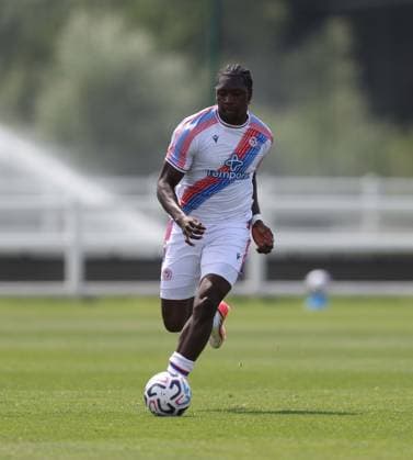 Pre Season Friendly - Crystal Palace v Swindon Town LONDON, ENGLAND, JULY 18: Jaydee Canvot of Crystal Palace on the ball during the Pre Season Friendly match between Crystal Palace FC v Swindon Town FC at Crystal Palace Training Ground, Beckenham, London, on 18 July. (Photo by Daniel Weir) London Crystal Palace Training Ground United Kingdom Copyright: xDanielxWeir SportsxPressxPhotox Sportspressphoto_SPR192630