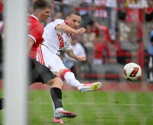 18.07.2026, xophax, Fussball 1.Bundesliga, 1.FC Koeln Testspiel im Kölner Südstadion. Rheinsüd gegen dem 1.FC Köln. Said El Mala ( 1.FC Köln ) Koeln *** July 18, 2026, xophax, Soccer, Bundesliga 1, 1. FC Köln Friendly Match at Cologne s Südstadion Rheinsüd against 1. FC Köln, Said El Mala, 1. FC Köln, Cologne