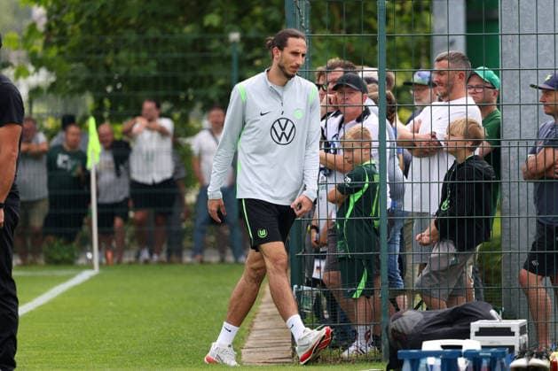 VfL vs Verl, Testspiel Wolfsburg, 18.07.2026, Fußball, Herren, Saison 2026 2027, 2. BL, VfL Wolfsburg vs SC Verl, Testspiel, Torwart Kamil Grabara (VfL Wolfsburg) Niedersachsen Deutschland *** VfL vs. Verl, Friendly Match in Wolfsburg, July 18, 2026, Soccer, Men s, 2026–2027 Season, 2. Bundesliga, VfL Wolfsburg vs. SC Verl, Friendly Match, Goalkeeper Kamil Grabara, VfL Wolfsburg, Lower Saxony, Germany