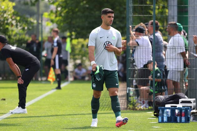 VfL vs Verl, Testspiel Wolfsburg, 18.07.2026, Fußball, Herren, Saison 2026 2027, 2. BL, VfL Wolfsburg vs SC Verl, Testspiel, Konstantinos Koulierakis (VfL Wolfsburg) Niedersachsen Deutschland *** VfL vs. Verl, Friendly Match, Wolfsburg, July 18, 2026, Soccer, Men s, 2026–2027 Season, 2. Bundesliga, VfL Wolfsburg vs. SC Verl, Friendly Match, Konstantinos Koulierakis, VfL Wolfsburg, Lower Saxony, Germany