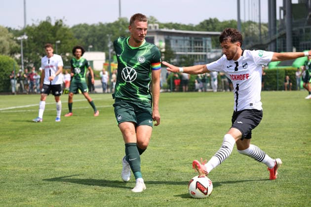 VfL vs Verl, Testspiel Wolfsburg, 18.07.2026, Fußball, Herren, Saison 2026 2027, 2. BL, VfL Wolfsburg vs SC Verl, Testspiel, Hauke Wahl (VfL Wolfsburg), Niedersachsen Deutschland *** VfL vs. Verl, Friendly Match in Wolfsburg, July 18, 2026, Soccer, Men s, 2026–2027 Season, 2. Bundesliga, VfL Wolfsburg vs. SC Verl, Friendly Match, Hauke Wahl, VfL Wolfsburg, Lower Saxony, Germany
