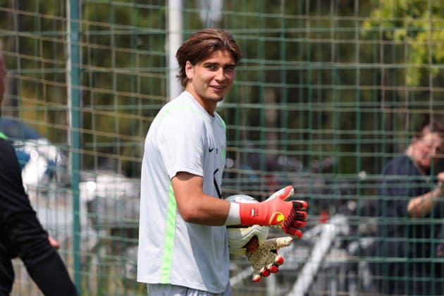 VfL vs Verl, Testspiel Wolfsburg, 18.07.2026, Fußball, Herren, Saison 2026 2027, 2. BL, VfL Wolfsburg vs SC Verl, Testspiel, Torwart Jakub Zielinski (VfL Wolfsburg) Niedersachsen Deutschland *** VfL vs. Verl, Friendly Match in Wolfsburg, July 18, 2026, Soccer, Men s, 2026–2027 Season, 2. Bundesliga, VfL Wolfsburg vs. SC Verl, Friendly Match, Goalkeeper Jakub Zielinski, VfL Wolfsburg, Lower Saxony, Germany