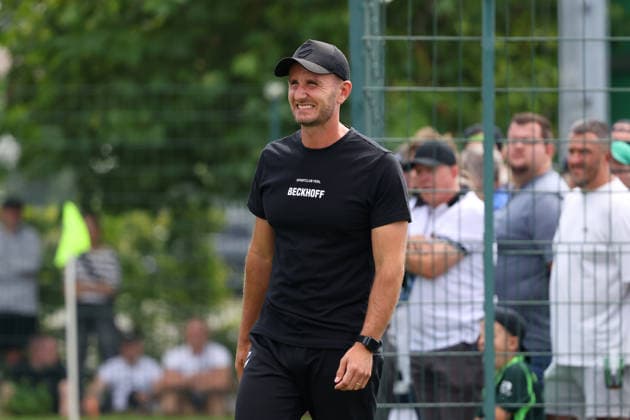 VfL vs Verl, Testspiel Wolfsburg, 18.07.2026, Fußball, Herren, Saison 2026 2027, 2. BL, VfL Wolfsburg vs SC Verl, Testspiel, Cheftrainer Orest Shala(Verl) Niedersachsen Deutschland *** VfL vs. Verl, Friendly Match, Wolfsburg, July 18, 2026, Soccer, Men s, 2026–2027 Season, 2. Bundesliga, VfL Wolfsburg vs. SC Verl, Friendly Match, Head Coach Orest Shala, Verl, Lower Saxony, Germany