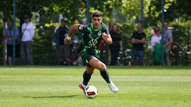 VfL vs Verl, Testspiel Wolfsburg, 18.07.2026, Fußball, Herren, Saison 2026 2027, 2. BL, VfL Wolfsburg vs SC Verl, Testspiel, Konstantinos Koulierakis (VfL Wolfsburg) Niedersachsen Deutschland *** VfL vs. Verl, Friendly Match, Wolfsburg, July 18, 2026, Soccer, Men s, 2026–2027 Season, 2. Bundesliga, VfL Wolfsburg vs. SC Verl, Friendly Match, Konstantinos Koulierakis, VfL Wolfsburg, Lower Saxony, Germany