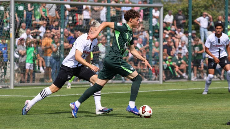 VfL vs Verl, Testspiel Wolfsburg, 18.07.2026, Fußball, Herren, Saison 2026 2027, 2. BL, VfL Wolfsburg vs SC Verl, Testspiel, Bruno Katz (VfL Wolfsburg) Niedersachsen Deutschland *** VfL vs. Verl, Friendly Match in Wolfsburg, July 18, 2026, Soccer, Men s, 2026–2027 Season, 2. Bundesliga, VfL Wolfsburg vs. SC Verl, Friendly Match, Bruno Katz, VfL Wolfsburg, Lower Saxony, Germany