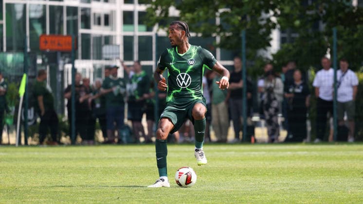 VfL vs Verl, Testspiel Wolfsburg, 18.07.2026, Fußball, Herren, Saison 2026 2027, 2. BL, VfL Wolfsburg vs SC Verl, Testspiel, Cleiton Santana dos Santos (VfL Wolfsburg) Niedersachsen Deutschland *** VfL vs. Verl, Friendly Match, Wolfsburg, July 18, 2026, Soccer, Men s, 2026–2027 Season, 2. Bundesliga, VfL Wolfsburg vs. SC Verl, Friendly Match, Cleiton Santana dos Santos, VfL Wolfsburg, Lower Saxony, Germany