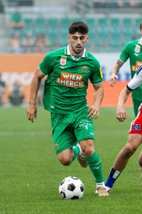 SOCCER - Rapid vs HSV, test match VIENNA,AUSTRIA,18.JUL.26 - SOCCER - ADMIRAL Bundesliga, 1. DFL, 1. Deutsche Bundesliga, SK Rapid Wien vs Hamburger SV, test match. Image shows Yusuf Demir (Rapid).  GEPAxpictures xPhilippxBrem