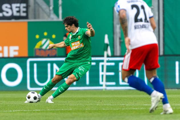 SOCCER - Rapid vs HSV, test match VIENNA,AUSTRIA,18.JUL.26 - SOCCER - ADMIRAL Bundesliga, 1. DFL, 1. Deutsche Bundesliga, SK Rapid Wien vs Hamburger SV, test match. Image shows Jakob Schoeller (Rapid).  GEPAxpictures xPhilippxBrem