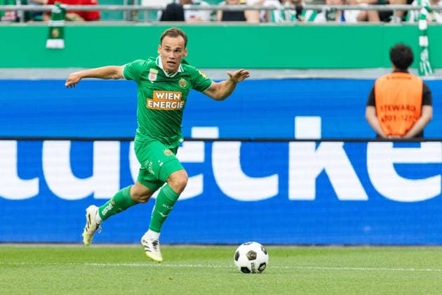 SOCCER - Rapid vs HSV, test match VIENNA,AUSTRIA,18.JUL.26 - SOCCER - ADMIRAL Bundesliga, 1. DFL, 1. Deutsche Bundesliga, SK Rapid Wien vs Hamburger SV, test match. Image shows Nikolaus Wurmbrand (Rapid).  GEPAxpictures xPhilippxBrem