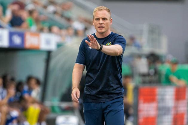 SOCCER - Rapid vs HSV, test match VIENNA,AUSTRIA,18.JUL.26 - SOCCER - ADMIRAL Bundesliga, 1. DFL, 1. Deutsche Bundesliga, SK Rapid Wien vs Hamburger SV, test match. Image shows head coach Johannes Hoff Thorup (Rapid)a.  GEPAxpictures xPhilippxBrem