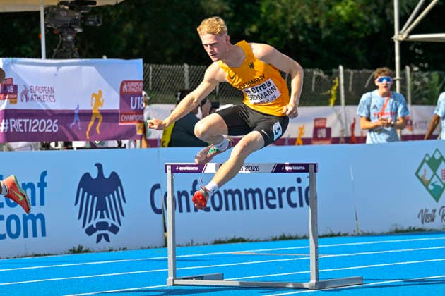 Erik SIEPMANN (Germany, MTV Wittmund, 400m Huerden) ITA, European Atheltics U18 Championships, Athletics, 18.07.2026, ITA, European Atheltics U18 Championships, Athletics, 18.07.2026, *** Erik SIEPMANN, Germany, MTV Wittmund, 400m Hurdles, ITA, European Athletics U18 Championships, Athletics, July 18, 2026, ITA, European Athletics U18 Championships, Athletics, July 18, 2026, Copyright: xx