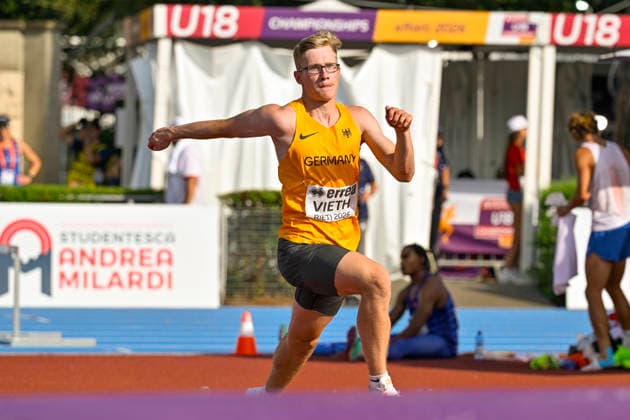 Magnus VIETH (Germany, Hannoverscher Sportverein von 1896 e.V., 10-Kampf) ITA, European Atheltics U18 Championships, Athletics, 18.07.2026, ITA, European Atheltics U18 Championships, Athletics, 18.07.2026, *** Magnus VIETH, Germany, Hannoverscher Sportverein von 1896 e.V., Decathlon, ITA, European Athletics U18 Championships, Athletics, July 18, 2026, ITA, European Athletics U18 Championships, Athletics, July 18, 2026, Copyright: xEibnerxPressefoto JanxPapenfussx EP_JPS
