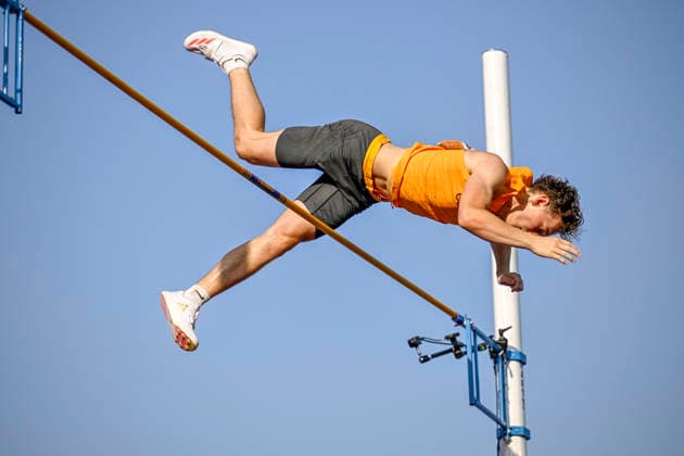 Jonathan HUMMEL (Germany, LG Leinfelden-Echterdingen, Stabhochsprung) ITA, European Atheltics U18 Championships, Athletics, 18.07.2026, ITA, European Atheltics U18 Championships, Athletics, 18.07.2026, *** Jonathan HUMMEL, Germany, LG Leinfelden Echterdingen, Pole Vault, ITA, European Athletics U18 Championships, Athletics, July 18, 2026, ITA, European Athletics U18 Championships, Athletics, July 18, 2026, Copyright: xx