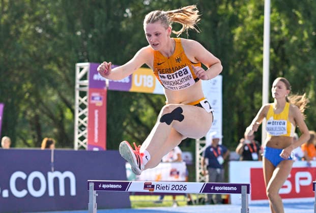 Lina OBERSCHACHTSIEK (Germany, SSF Bonn, 400m Huerden) ITA, European Atheltics U18 Championships, Athletics, 18.07.2026, ITA, European Atheltics U18 Championships, Athletics, 18.07.2026, *** Lina OBERSCHACHTSIEK, Germany, SSF Bonn, 400m Hurdles, ITA, European Athletics U18 Championships, Athletics, July 18, 2026, ITA, European Athletics U18 Championships, Athletics, July 18, 2026, Copyright: xx