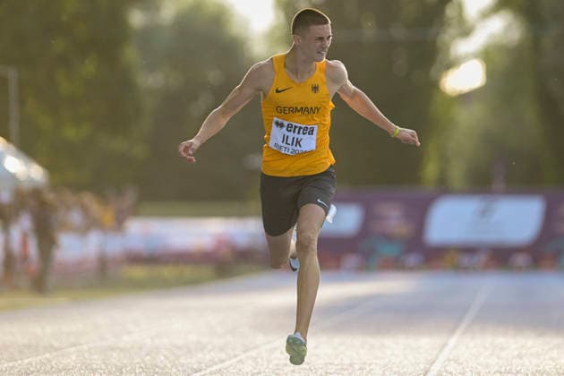 Timur ILIK (Germany, LAC Quelle Fuerth, 200m) ITA, European Atheltics U18 Championships, Athletics, 18.07.2026, ITA, European Atheltics U18 Championships, Athletics, 18.07.2026, *** Timur ILIK Germany, LAC Quelle Fürth, 200m ITA, European Athletics U18 Championships, Track and Field, July 18, 2026, ITA, European Athletics U18 Championships, Track and Field, July 18, 2026, Copyright: xx