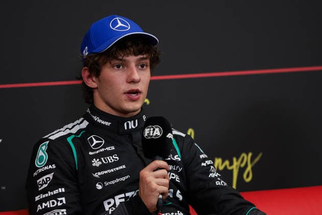 F1 - BELGIAN GRAND PRIX 2026 KIMI ANTONELLI Andrea (ita), Mercedes AMG F1 Team W16, portrait during the Formula 1 Belgian Grand Prix 2026, 10th round of the 2026 Formula One World Championship, WM, Weltmeisterschaft from July 17 to 19, 2026 on the Circuit de Spa-Francorchamps, in Stavelot, Belgium -  Copyright: xEricxAlonsox