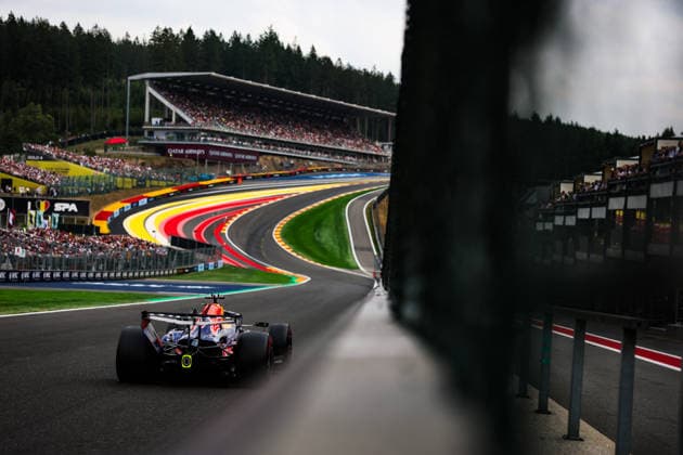 F1 - BELGIAN GRAND PRIX 2026 Eau Rouge Raidillon: 03 VERSTAPPEN Max (nld), Red Bull Racing Ford RB22, action during the Formula 1 Belgian Grand Prix 2026, 10th round of the 2026 Formula One World Championship, WM, Weltmeisterschaft from July 17 to 19, 2026 on the Circuit de Spa-Francorchamps, in Stavelot, Belgium - StavelotBelgium  Copyright: xFLORENTxGOODENx
