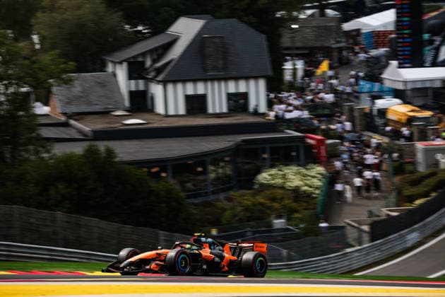 F1 - BELGIAN GRAND PRIX 2026 01 NORRIS Lando (gbr), McLaren F1 Team MCL40, action during the Formula 1 Belgian Grand Prix 2026, 10th round of the 2026 Formula One World Championship, WM, Weltmeisterschaft from July 17 to 19, 2026 on the Circuit de Spa-Francorchamps, in Stavelot, Belgium - StavelotBelgium  Copyright: xEricxAlonsox