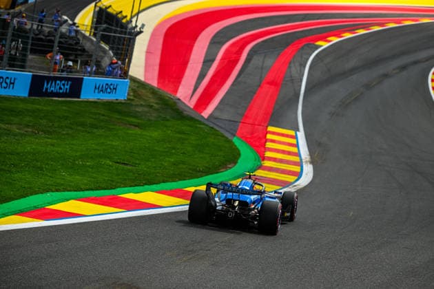 (55) Carlos Sainz Jr (ESP) - Atlassian Williams F1 Team - Williams FW48 - Mercedes during free practice 3 of Formula 1 Belgian Grand Prix 2026 at Circuit de Spa-Francorchamps in Stavelot, Belgium. Round 12 of 24 of the 2026 FIA Formula One World Championship, WM, Weltmeisterschaft held July 17-19, 2026. The legendary Circuit de Spa-Francorchamps in the Ardennes forest features the famous Eau Rouge-Raidillon complex. Formula 1 Belgian Grand Prix 2026 - Round 12 of 24 - Circuit de Spa-Francorchamps, Stavelot, Belgium F1-2026-R12-BEL
