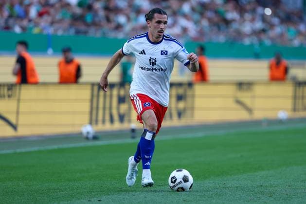 18.July.2026 – SOCCER – FRIENDLY TEST GAME(MEN) - Rapid Wien (Austria) vs HSV (Germany) Rayan Philippe (HSV) is in action VIENNA VIENNA, AUSTRIA – Allianz Stadion SK Rapid Wien Allianz Stadion AUSTRIA