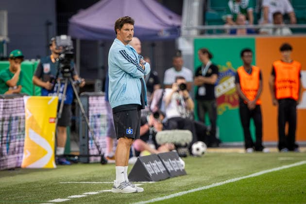 RAPID WIEN - HABMURGER SV Head coach of HSV Merlin Polzin during the pre season friendly football match between SC Rapid Vienna and Hamburger SV at the Allianz Stadion. Vienna, Austria, July 18, 2026. Photo by Branislav Racko Copyright: xx 080A9818