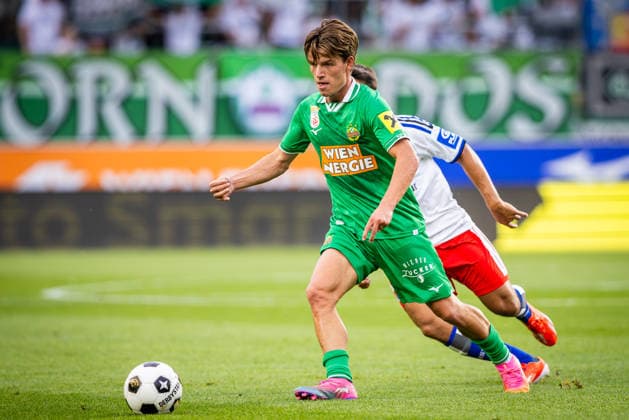 RAPID WIEN - HABMURGER SV Nicolas Bajlicz of Rapid during the pre season friendly football match between SC Rapid Vienna and Hamburger SV at the Allianz Stadion. Vienna, Austria, July 18, 2026. Photo by Branislav Racko Copyright: xx 080A9538