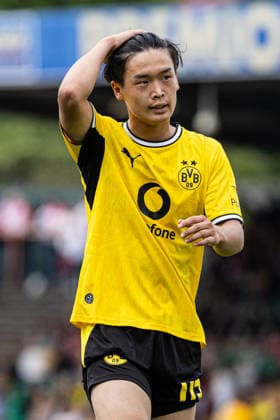Testspiel: Rot-Weiß Oberhausen - Borussia Dortmund; 18.07.2026 Takato Yamamoto (Borussia Dortmund, 43) Testspiel: Rot-Weiß Oberhausen - Borussia Dortmund; Stadion Niederrhein, Oberhausen; 18.07.2026 *** Friendly Match: Rot-Weiß Oberhausen vs. Borussia Dortmund, July 18, 2026; Takato Yamamoto, Borussia Dortmund, 43; Friendly Match: Rot-Weiß Oberhausen vs. Borussia Dortmund, Niederrhein Stadium, Oberhausen, July 18, 2026 Copyright: xBEAUTIFULxSPORTS Buriakovx