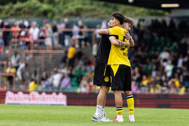 Testspiel: Rot-Weiß Oberhausen - Borussia Dortmund; 18.07.2026 Marwan Mirza (Borussia Dortmund, 57) Testspiel: Rot-Weiß Oberhausen - Borussia Dortmund; Stadion Niederrhein, Oberhausen; 18.07.2026 *** Friendly Match: Rot-Weiß Oberhausen vs. Borussia Dortmund, July 18, 2026; Marwan Mirza, Borussia Dortmund, 57; Friendly Match: Rot-Weiß Oberhausen vs. Borussia Dortmund, Niederrhein Stadium, Oberhausen, July 18, 2026 Copyright: xBEAUTIFULxSPORTS Buriakovx