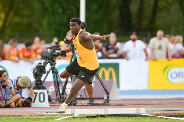 Clesio DE CARVALHO (Germany, LG Steinlach-Zollern, Kugelstoss) ITA, European Atheltics U18 Championships, Athletics, 18.07.2026, ITA, European Atheltics U18 Championships, Athletics, 18.07.2026, *** Clesio DE CARVALHO Germany, LG Steinlach Zollern, Shot Put ITA, European Athletics U18 Championships, Athletics, July 18, 2026, ITA, European Athletics U18 Championships, Athletics, July 18, 2026, Copyright: xx